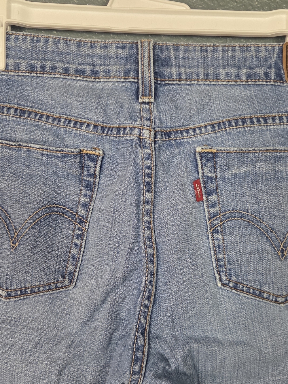 Levis Jeans Women 10 Denim 515 Capri Cropped Short Preppy Mom Casual Comfort - Picture 4 of 7